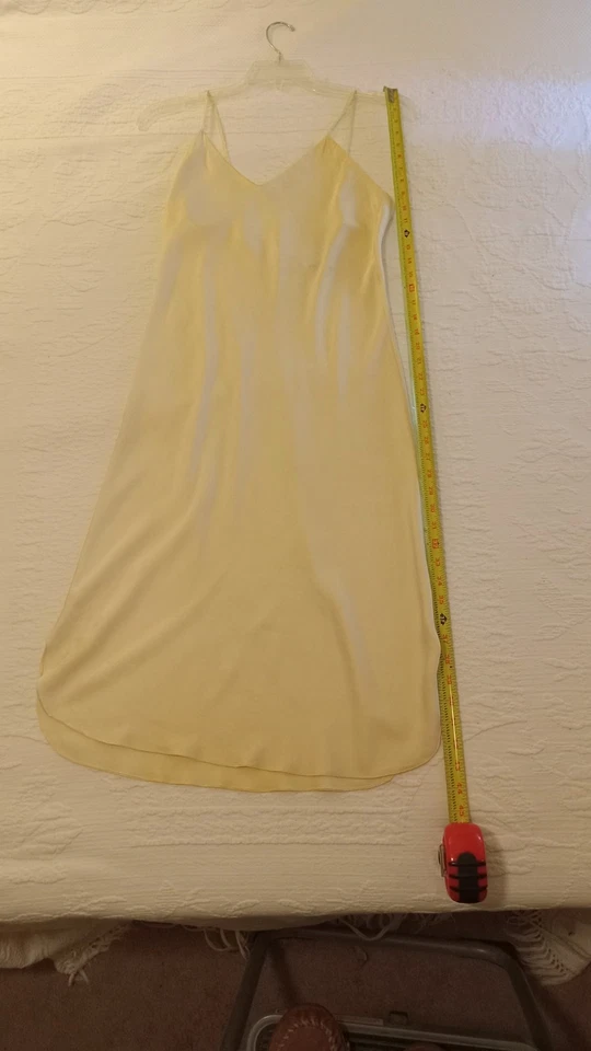 Sexy Romantic Vintage silk nightgown/slip/dress,  Med. - Image 3 of 4