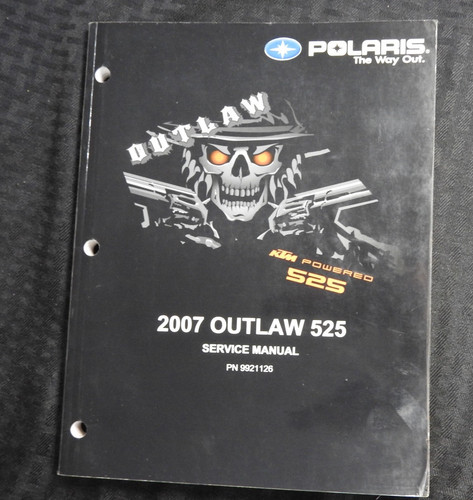 2007 Polaris OUTLAW 525 Quad Runner ATV All Terrain Vehicle Service Manual MINTY