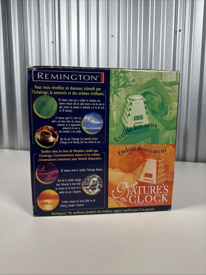 NEW Remington Nature’s Clock Alarm Clock Zen NC-1000 Aromatherapy Light NOS - Image 3 of 4