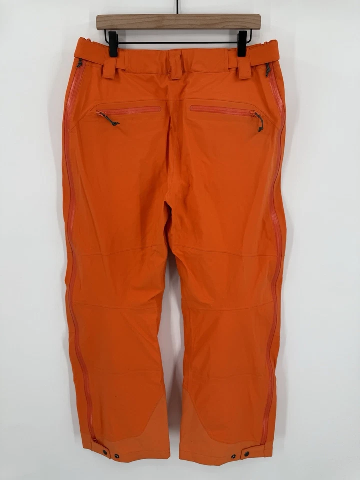 Pantalón de esquí compuesto FLYLOW para hombre naranja medio impermeable Polartec NeoShell Foto 2 de 4