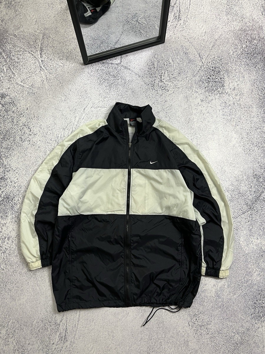 ジャケット・アウター old nike 90s nylon jacket gimmick y2k Vintage 90's Nike Nylon Track Jacket Drill Mini Swoosh Y2k