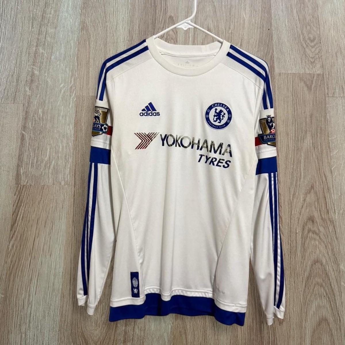 2014/15 Diego Costa Adidas Chelsea Long Sleeve Premier League Soccer Jersey