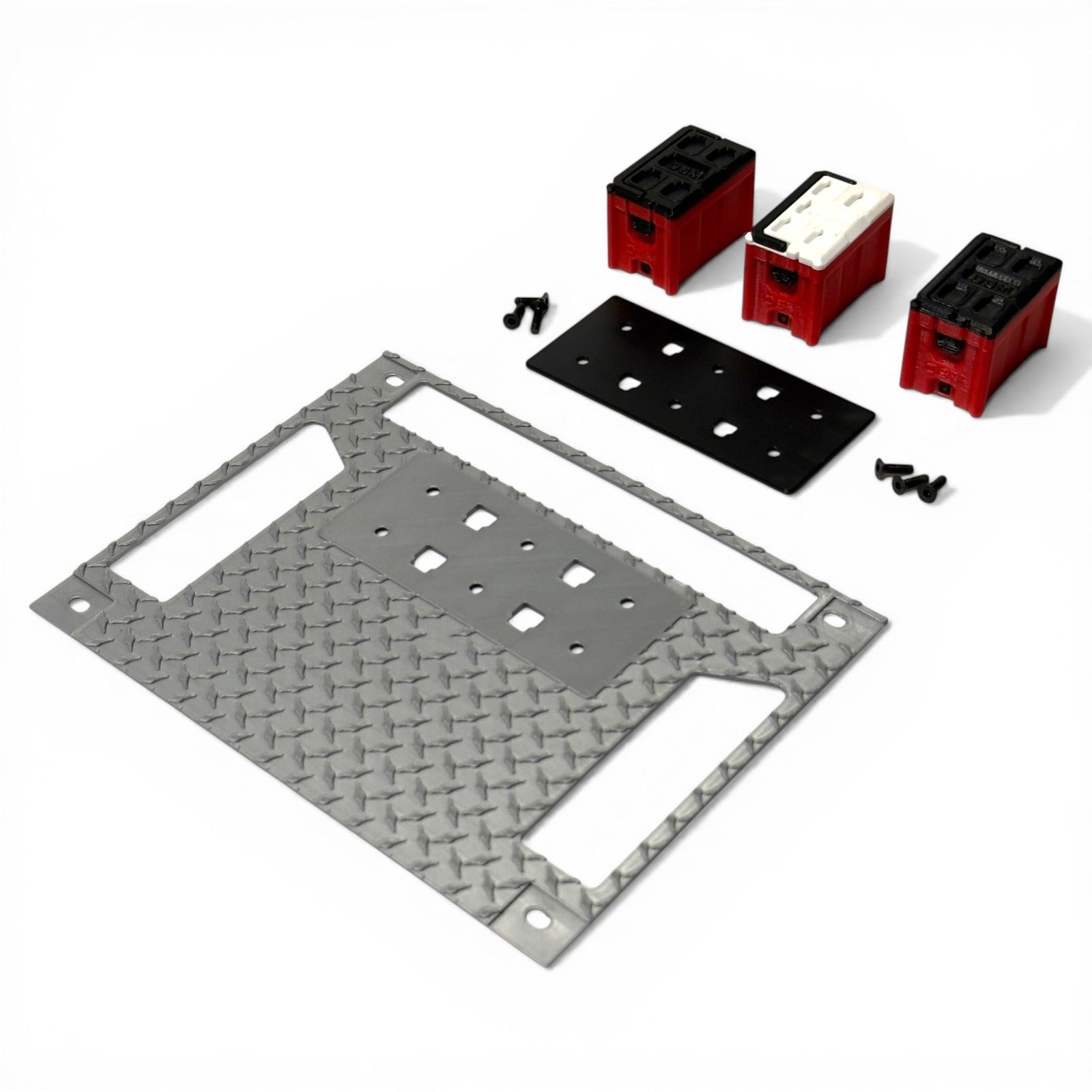 Tub Floor With Tool Boxes & Cooler- Fits Axial&reg; SCX10 III CJ-7