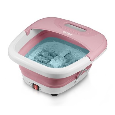 Faltbares Fußsprudelbad 500W mit Rotlicht-LED & Heizfunktion 8 Massagerollen