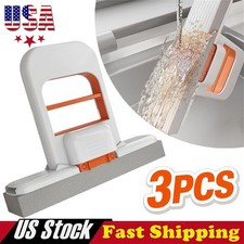 2025 Mini Foldable Desktop Mop Portable Mini Cleaning Sponge Mop Wet And Dry Use