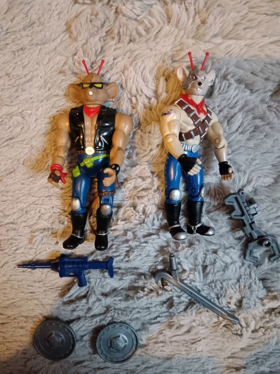 Lot Figurines Les Motards De L'espace (Biker Mice From Mars) – Galoob, Années 90