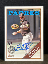 Topps 2023 Update Eguy Rosario Padres 1988 Auto Rookie 35th #88BA-ER