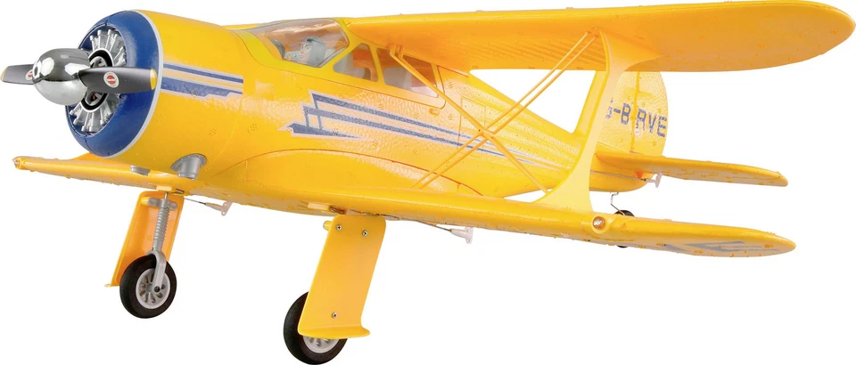 Amewi AMXFlight Beech D17s Gelb RC Motorflugmodell RtR 550 mm Motorflugzeug