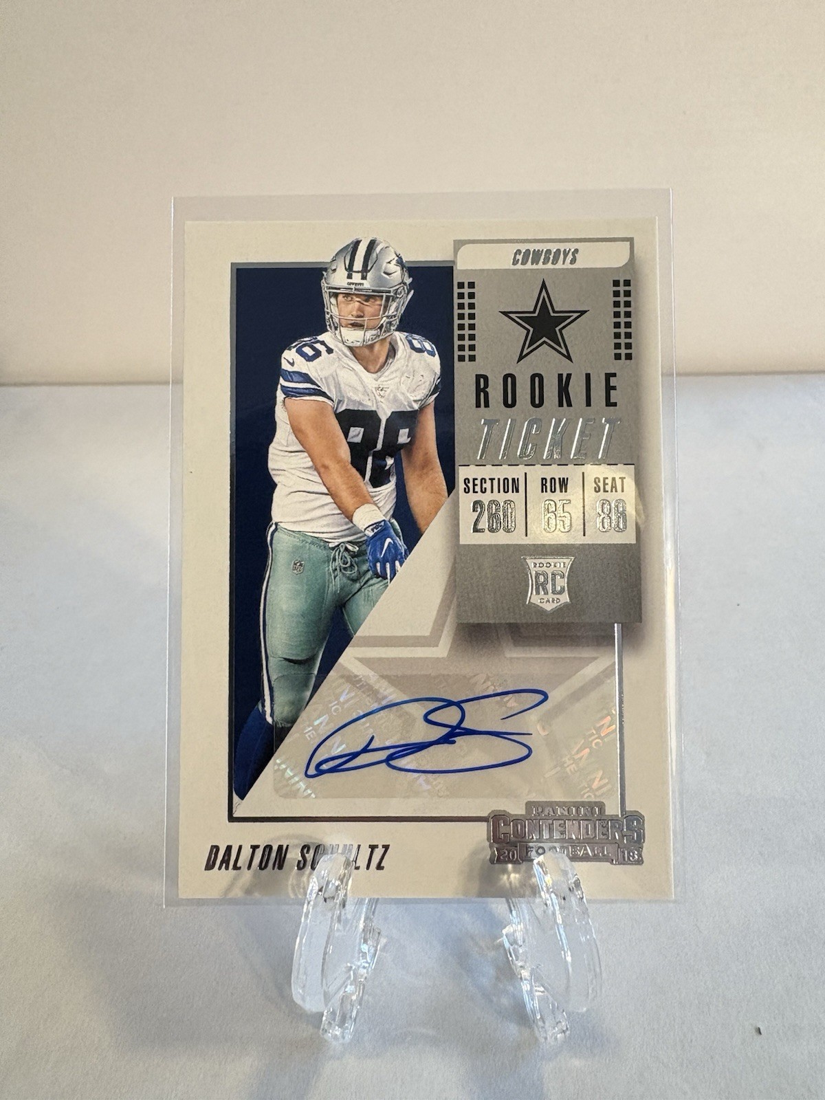 2018 Panini Contenders - Rookie Ticket Autograph Dalton Schultz #181 (RC) (Z)