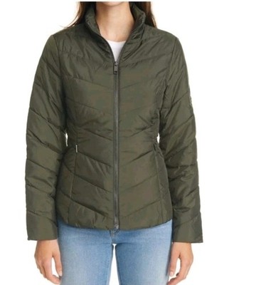 Ted Baker Womens Puffer Quilted Coat London Renika Jacket Green Size 6 NWT Warm
