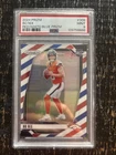 2024 Panini Prizm Bo Nix Rookie #309 RWB Red White Blue Parallel PSA 9 Broncos