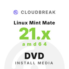 Linux Mint Mate 21.x amd64 Bootable/Live Install DVD NEW