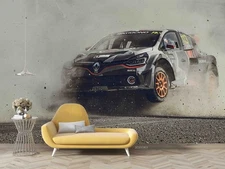 3D Car Self-adhesive Removeable Wallpaper Wall Mural