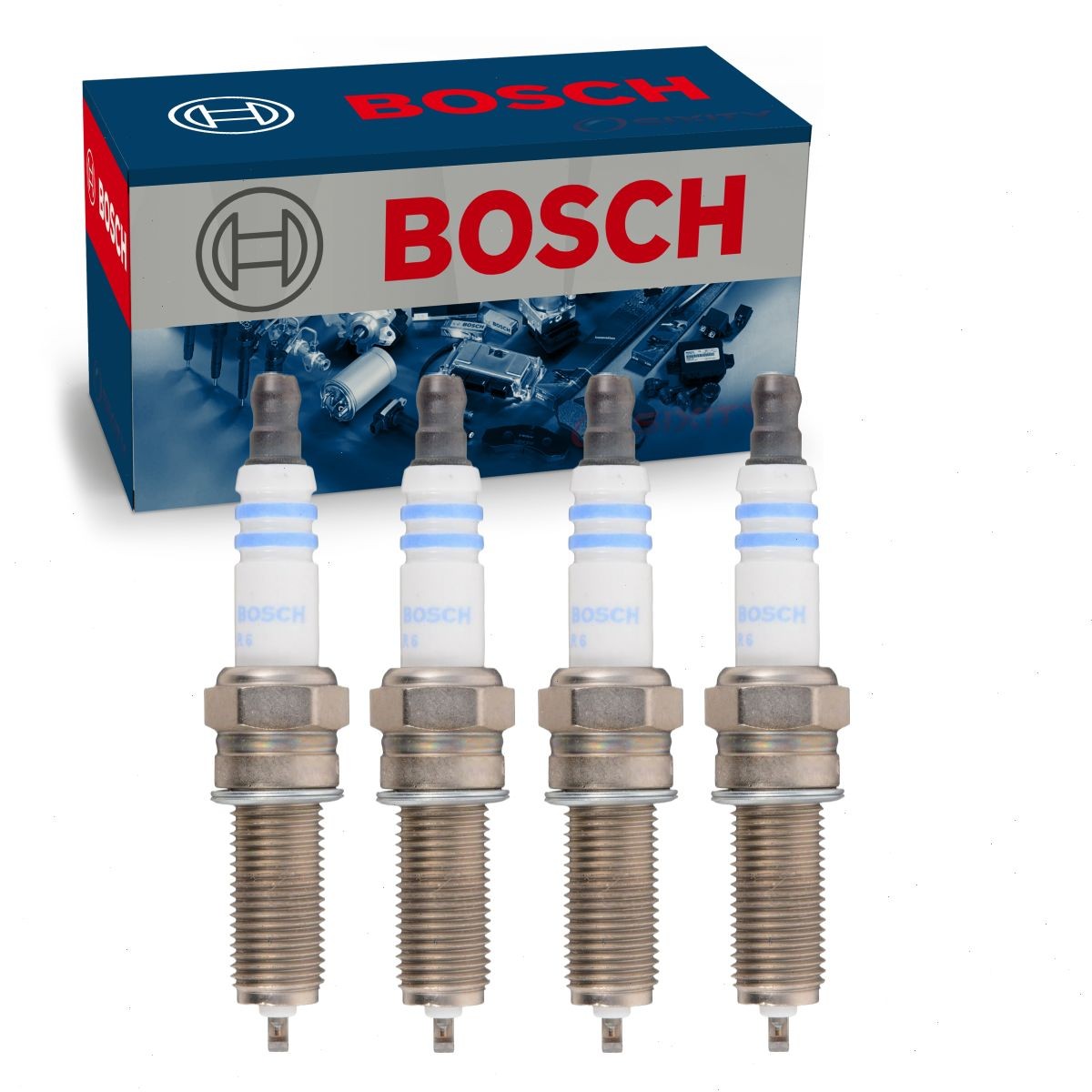 4 pc Bosch Double Iridium Spark Plugs for 2017-2020 Kia Niro 1.6L L4 ym