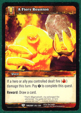 A Fiery Reunion - Twilight of the Dragons #212/220 - World of Warcraft TCG Card