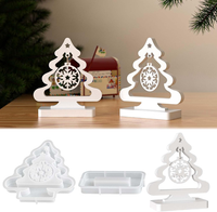 2 StüCk Silikonformen GießFormen Weihnachten , Silikonform Tannenbaum GießForm S