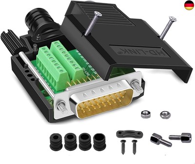 PENGLIN DB26 Lötfreier Seriell Adapter,RS232 D-SUB 26 Poliger Stecker 