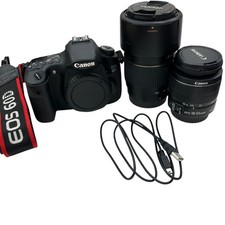 186000 Condition Canon EOS 60D DSLR Camera Double Lens