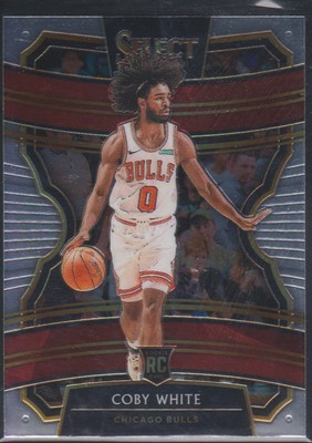 2019-20 Panini Select #48 Coby White Rookie Chicago Bulls