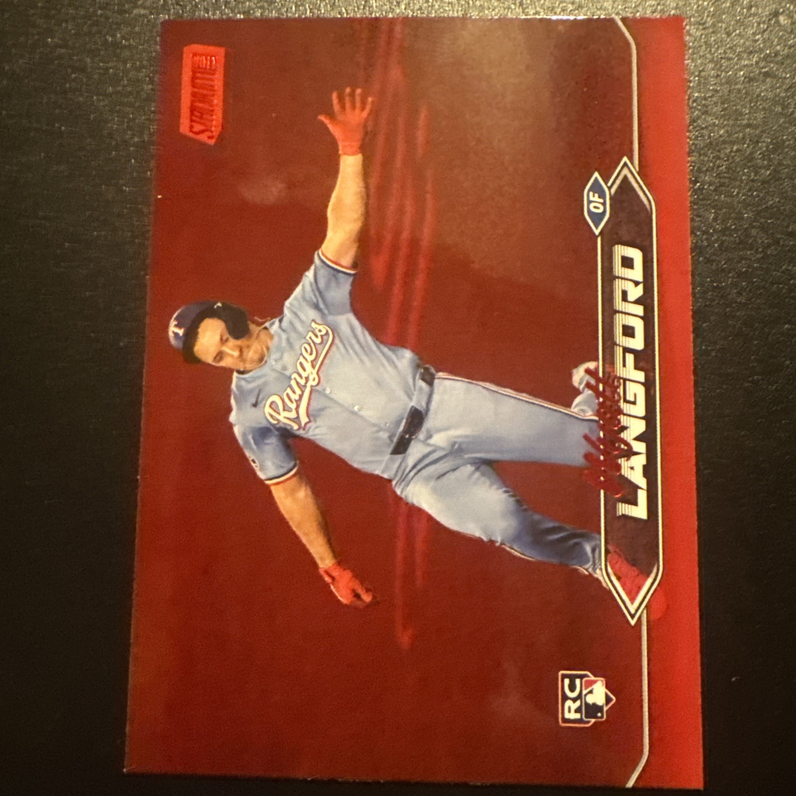 2024 Topps Stadium Club - Wyatt Langford #30 Red Foil (RC)