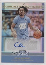 2020-21 Panini Contenders Draft Picks Blue 4/5 Cole Anthony #GP-CA Auto uk2