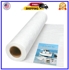 Fiberglass Mat 50 in X 30 Ft, 125 Sq. Ft Fiberglass Chopped Strand Mat Resin E