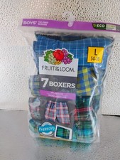 Boys Fruit of the Loom 7 Pk. Boxers LG 14-16