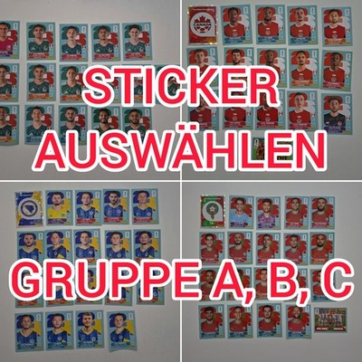 Panini WM 2026 Sticker Gruppe A, B & C AUSWÄHLEN, AUSSUCHEN alle Sticker