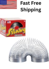 The Original Slinky Walking Spring Toy, 2.75-inch Diameter Metal Slinky, Fidget