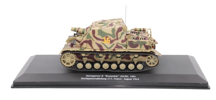 Motor City Classics Sturmpanzer IV Brummbar Sd Kfz 166 compartiment 1/43