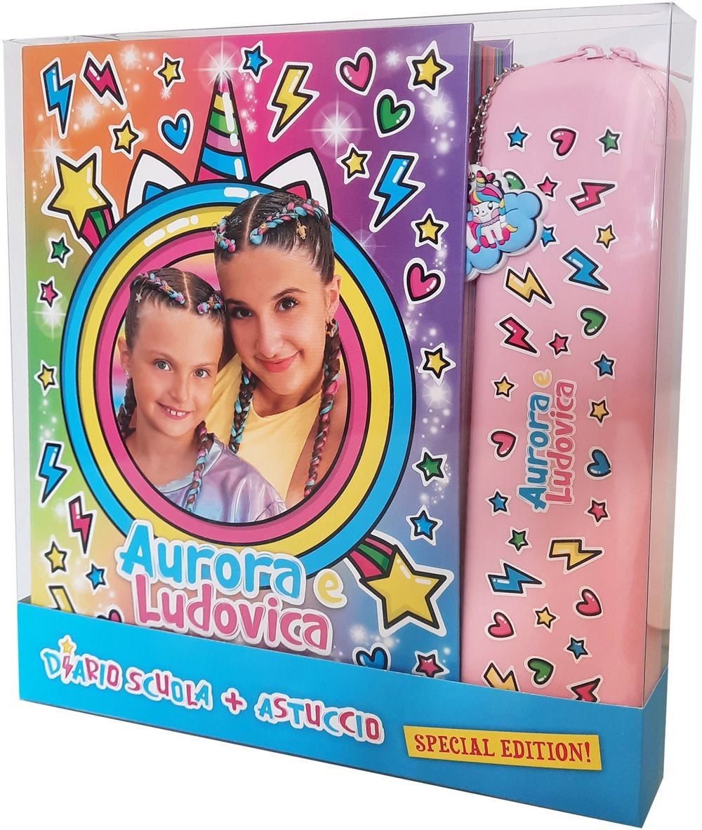 Libri Aurora e Ludovica - Aurora E Ludovica. Set Scuola. Diario E Astuccio. Ediz