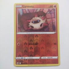 Larvesta 024/159 Reverse Holo - Crown Zenith - Pokemon TCG NM
