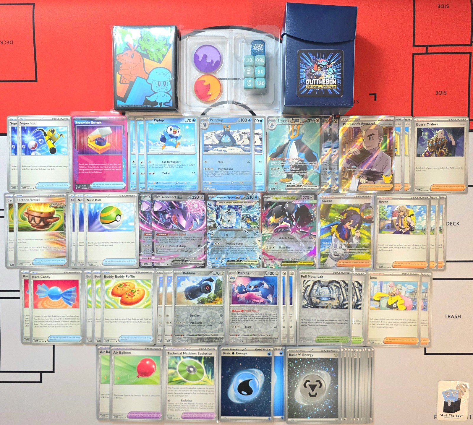Empoleon Ex & Mega Mawile Ex - Pok&eacute;mon TCG - OutTheBoxTCG S
