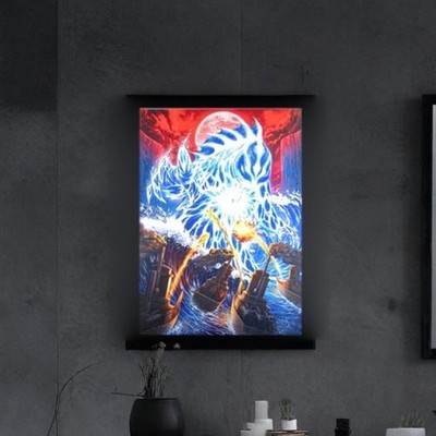 Displate Limited Edition The Ocean Spirit Glows in the Dark 3D Effekt 45x32cm
