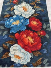 Handmade Gift completed finished cross stitch pieces 17''x 25'' New Decor