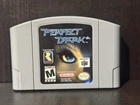 Perfect Dark (Nintendo 64, 2000) Video Game Cartridge Authentic Tested Working!