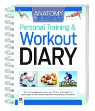 Anatomy of Fitness Personal Training and Workout Diary By Hinkler - ACCEPTABLE