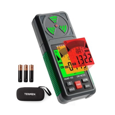 TESMEN EMF Meter, Hound-200 EMF Detector: 3-in-1 Portable Electromagnetic Fie...