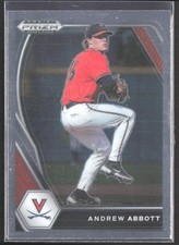 Andrew Abbott 2021 Panini Prizm Draft Picks #PDP53 Virginia Cavaliers