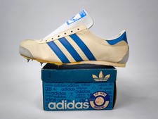 adidas Rapid 80 Spikes Schuhe UK 7.5 / Eur 41 1/3 Made In France vintage 1980s
