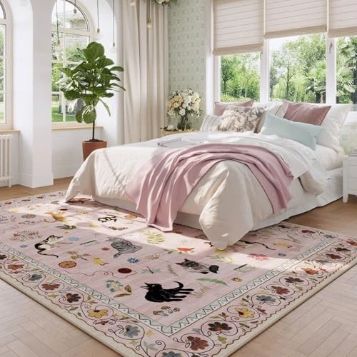 Area Rugs 8x10 Rug for Living Room Clearance Washable Boho Area Rug Non Slip - Изображение 2 из 4