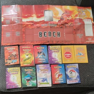 Vintage Play Mat Rule Book Card List Pokémon TCG accessories