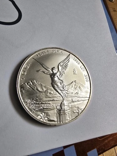 1999 Mexican Silver Libertad 1 oz — photo from the most recent tracked eBay sale