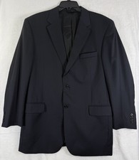 Jos A Bank Blazer 43r Wool Navy Blue Suit Jacket Mens 2 Signature Collection