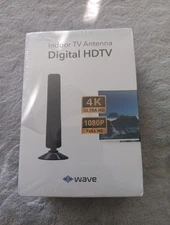 Wave Indoor HDTV Digital TV Antenna –4K 1080P Freeview High Gain Signal Receiver