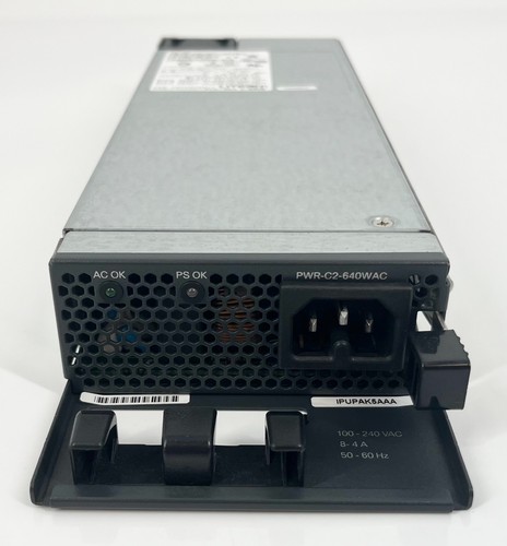 Fuente de alimentación de CA Cisco PWR-C2-640WAC 640W - 3 años de garantía - Imagen 2 de 4