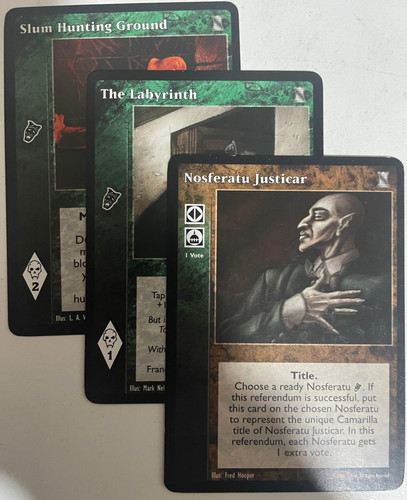 Vtes 3x Nosferatu cards KoT Nosferatu 553