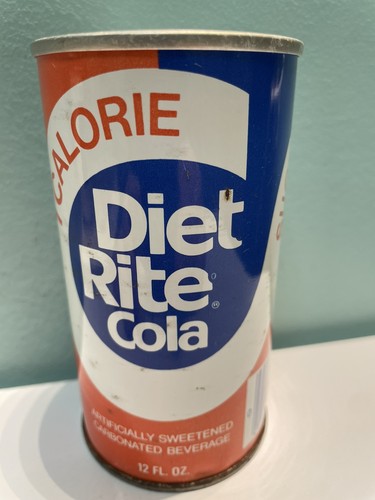 Diet Rite Sugar Free Coke Cola Soda Pop Can Cotton Club Cleveland Ohio ...