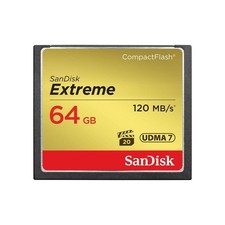 SanDisk Extreme CompactFlash Memory Card 64GB (SDCFXSB-064G-G46)