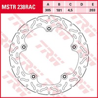 TRW Bremsscheibe Revited (FüR: BMW R 1200 GS K25 04-07 Vorne )